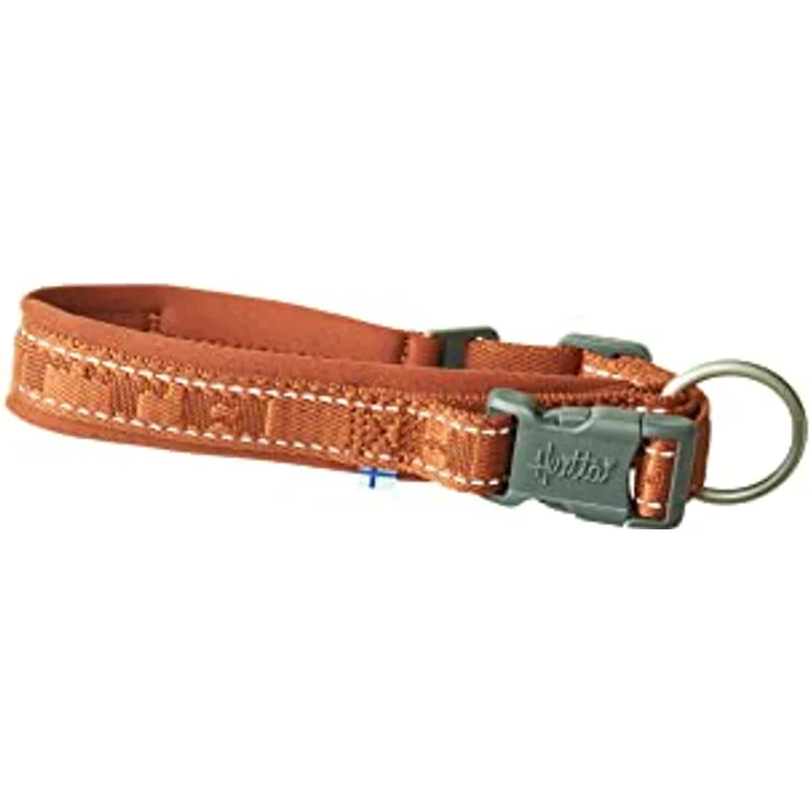 Hurtta Casual Hundehalsband ECO, nachhaltiges Hundehalsband (45-55 cm, Cinnamon)