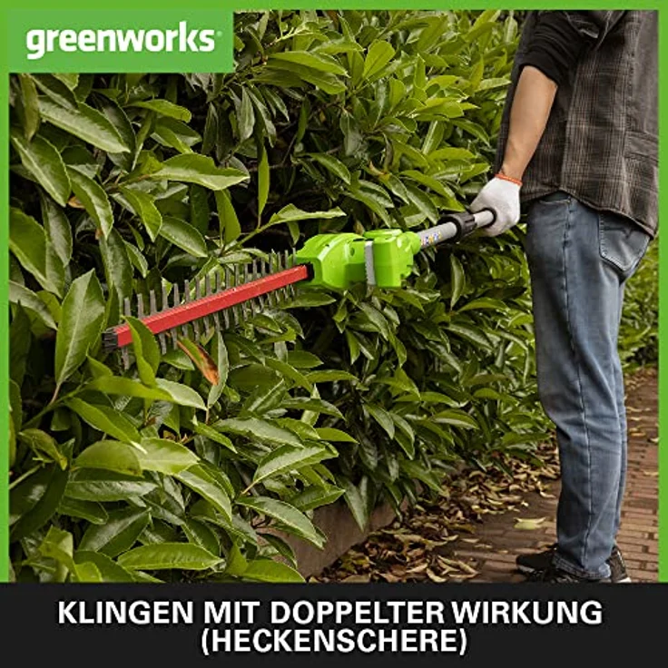 Greenworks Hochentaster und Heckenschere Set 40 V – Bild 5