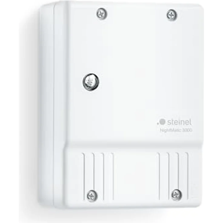 Steinel Dämmerungsschalter Nightmatic 3000 Vario, weiß, 230 V mit variablem Nachtabschaltung und Dämmerungseinstellung – Bild 1