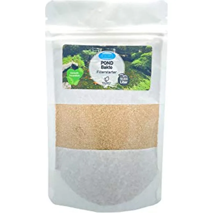 Aquaris Pond Bakto Filterstarter Teichpflege-Produkte für Teichfische hilft Ihnen auf natürliche Weise dabei, das empfindliche Ökosystem in Ihrem Gartenteich 250 g
