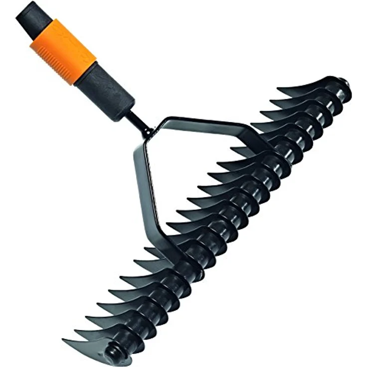 Fiskars QuikFit™ Rasenlüfter, Gehärteter Karbonstahl, Breite 37 cm, Red Dot Design Award, 961g – Bild 3