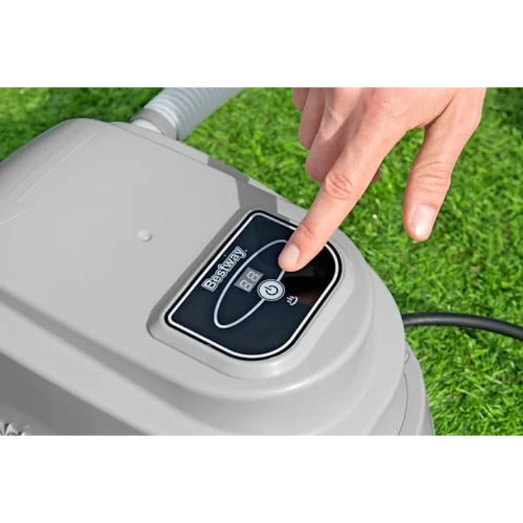 Bestway Poolheizung 2.800 W, digitale Steuerung mit Soft-Touch-Bedienfeld, GS-zertifiziert, für Pools von 1.520-17.035 l – Bild 10