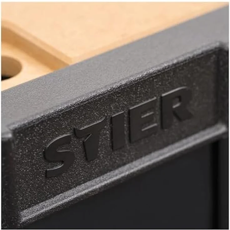 Stier Systainer T-LOC MFT BLACK-Edition, mobiler Werkzeugkoffer mit rutschfester Haftunterlage und flexiblem Stauraum, schwarz – Bild 8