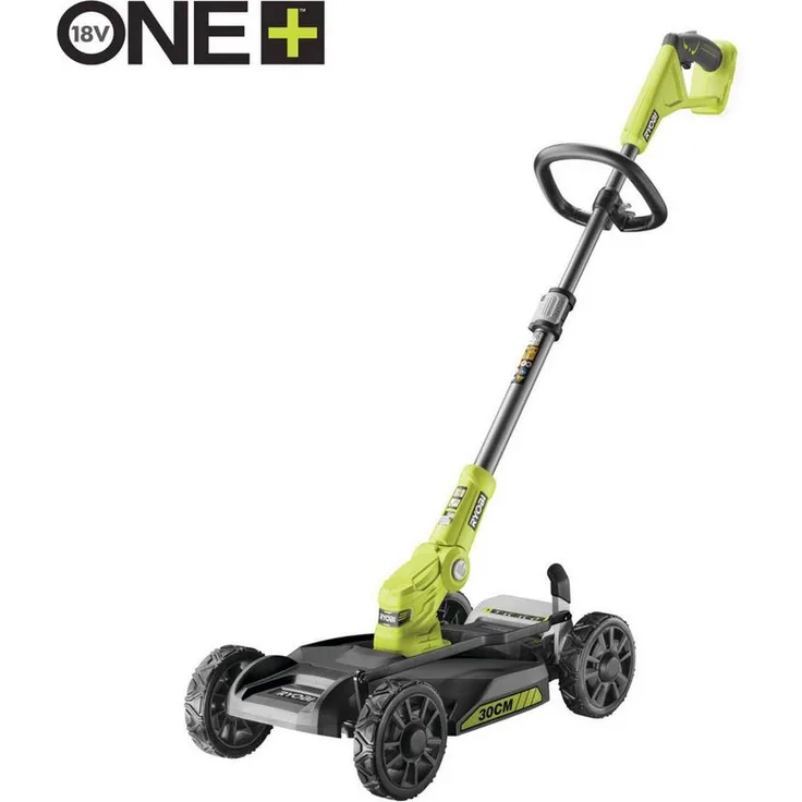 Ryobi Akkurasenmäher RY18LMC30A-0, 18V Rasenmäher mit 30 cm Schnittbreite und 4-stufiger Höhenverstellung