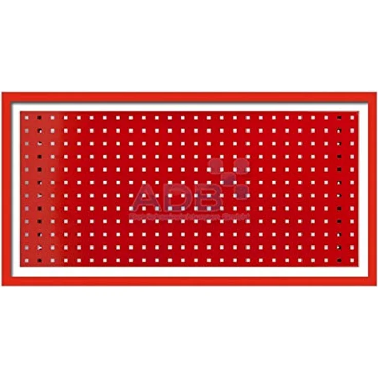 ADB Lochwand Werkstattwand Metall, 987x456 mm, Zubehör, Verkehrsrot (RAL 3020) – Bild 4