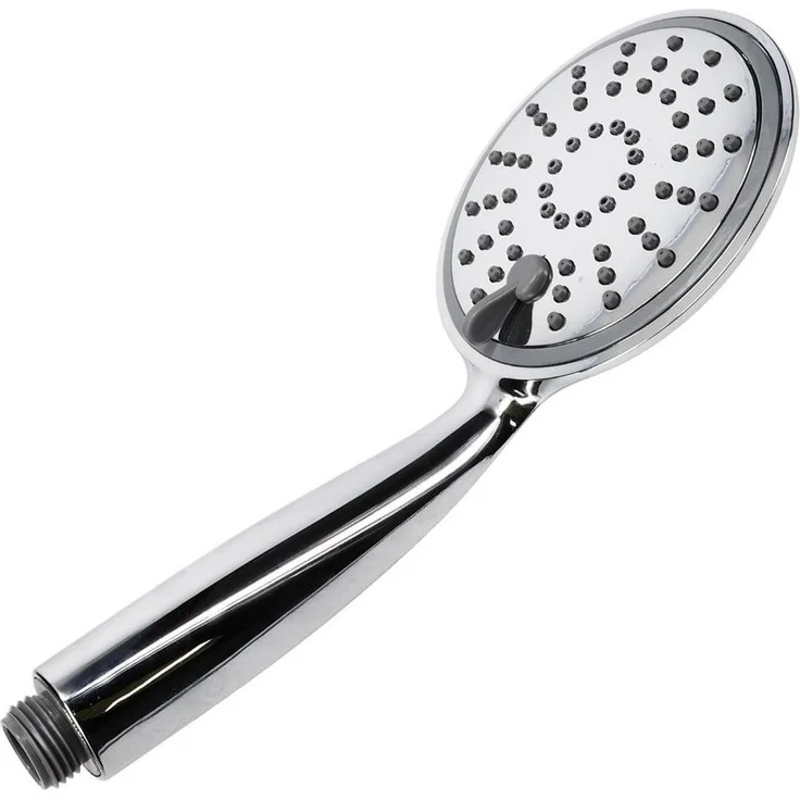 GarPet Handbrause Duschkopf 3 Funktion Duschbrause Wassersparender Brausekopf, Chromfarben – Bild 1