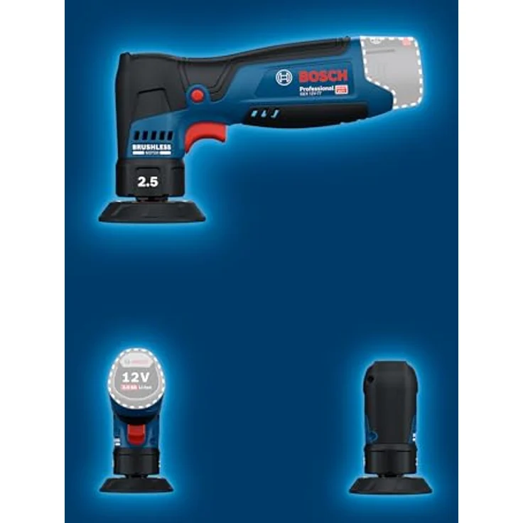 Bosch Exzenterschleifer GEX 12V-77, 77 mm Schleifteller, 12V Akku, bürstenloser Motor – Bild 7