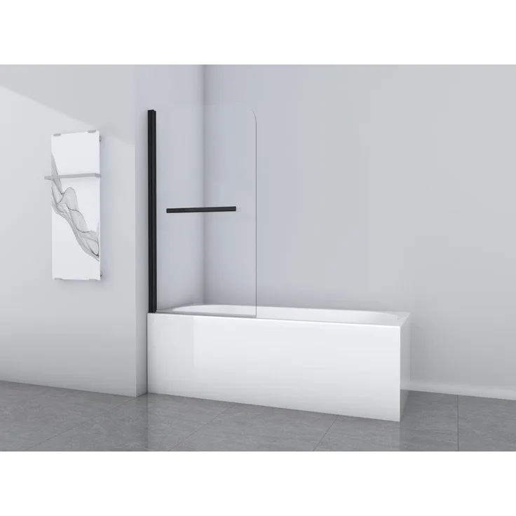 Marwell Walk-in-Dusche Bricks Gold, Einscheibensicherheitsglas, extravagantes Design und langlebig