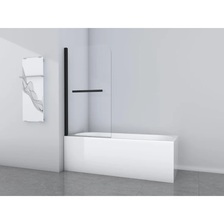 Marwell Walk-in-Dusche Bricks Gold, Einscheibensicherheitsglas, extravagantes Design und langlebig – Bild 1