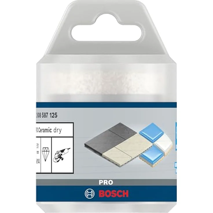 BOSCH Diamanttrockenbohrer Pro Core Cutter dry, Ø 51 mm, hohe Lebensdauer für harte Fliesen und Stein Materialien – Bild 2