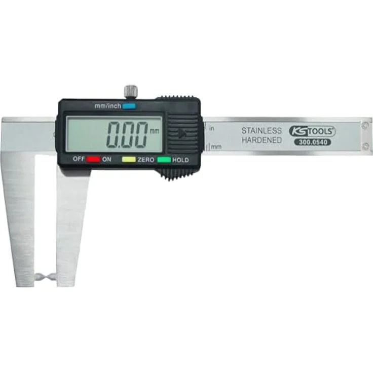 KSTOOLS Digital-Bremsscheiben-Messschieber 0-60 mm, LCD-Anzeige, rostfreier Stahl, mit Feststellschraube und Kunststoffetui – Bild 4