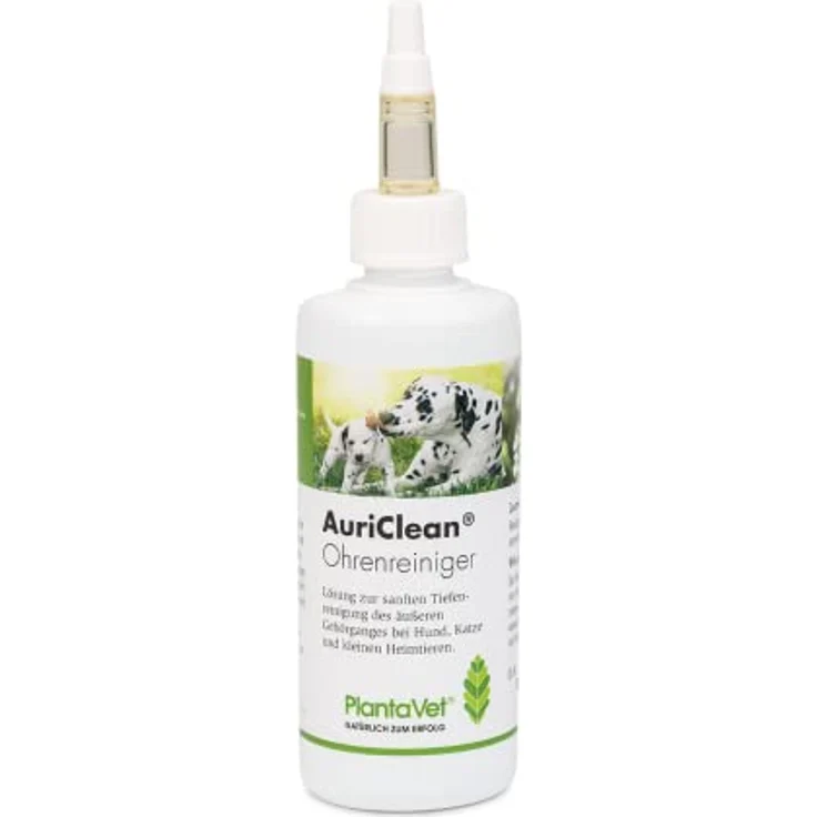 Plantavet AuriClean Ohrreiniger | 100 ml | Lösung zur sanften Tiefenreinigung des äußeren Gehörganges bei Hunden und Katzen | Kann unterstützend wirken bei Hefen im Ohr – Bild 3