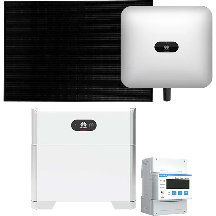 Huawei 4kWp PV Komplettanlage mit Solarmodulen und 5kWh Speicher