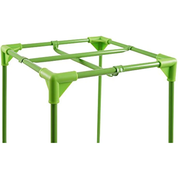 Zelsius Gewächshaus Grow Tent 40 x 40 x 160 cm grau/schwarz Pflanzenzucht Indoor, hochreflektierend, 95% Lichtreflektion – Bild 5