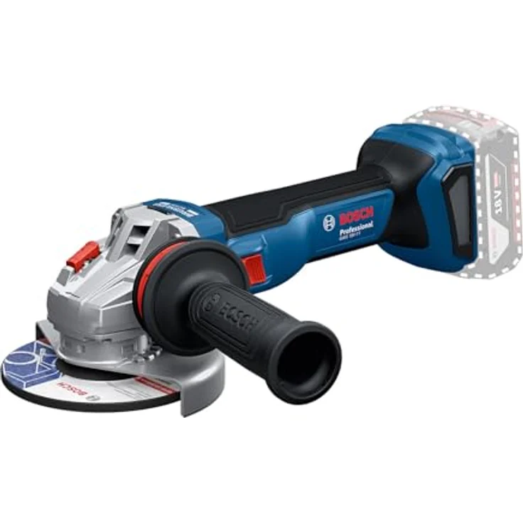 Bosch Professional Akku-Winkelschleifer »GWS 18V-11«, ohne Akku, ohne Ladegerät, mit Schutzhaube und Vibration Control Handgriff – Bild 2