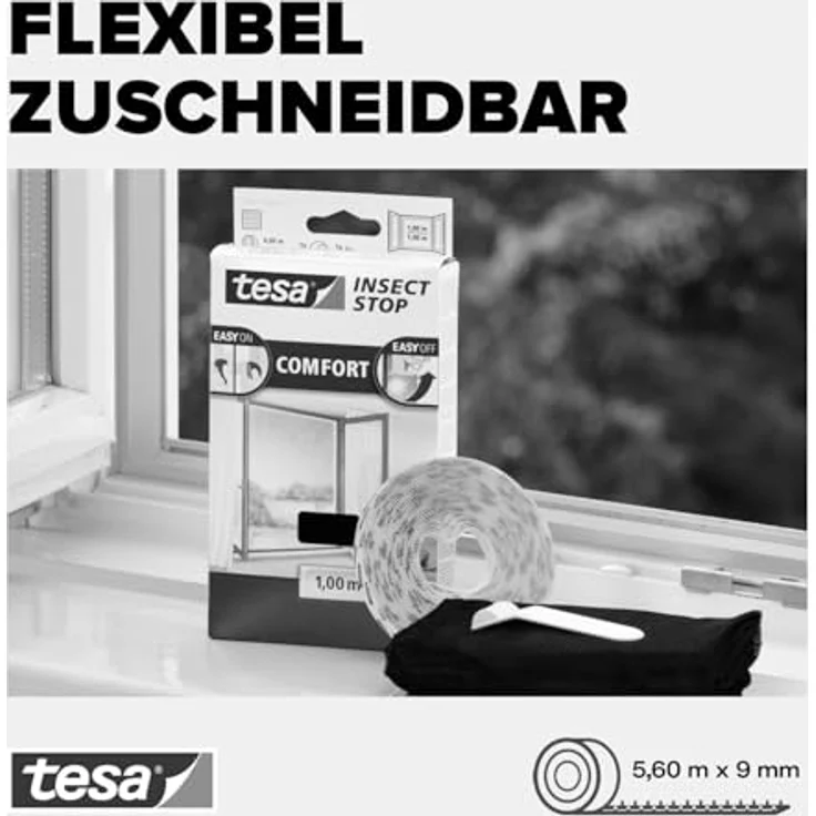 tesa Klettband-Ersatzrolle COMFORT 5,6 m – Bild 3