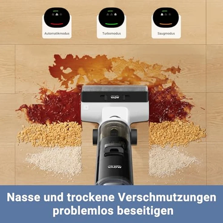 Dreame Nass-Trocken-Sauger Mova K20, 200 W, Intelligente Schmutzerkennung und Saugkraftanpassung, Weiß – Bild 2