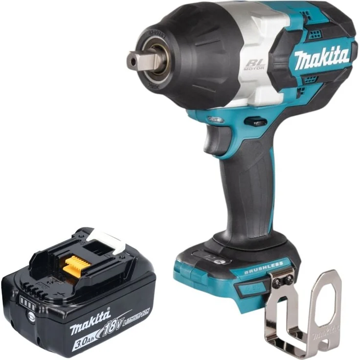 Makita DTW 1004 F1 Akku Schlagschrauber, 18 V mit 1050 Nm, 1/2" Brushless, inkl. 1x 3,0 Ah Akku - ohne Ladegerät