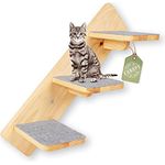 WOOWOOD Kletterwand Katzen | Katzentreppe Wand | Katzenleiter | Katzentreppe Wand | Katzenwand Klettern | Catwalk Katzen | Kratzbaum Wand | Wandkratzbaum | Kletterwand Katze | Von Links nach rechts - Preisvergleich