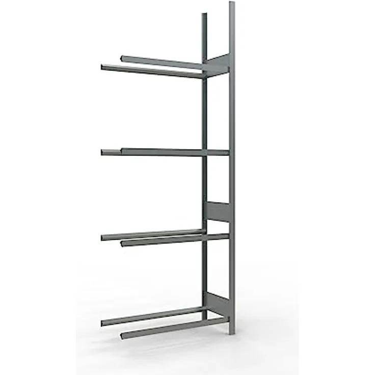 Reifenregal, Anbaufeld, 1006 x 436 x 2750 mm, 4 Lagerebenen, verzinkt