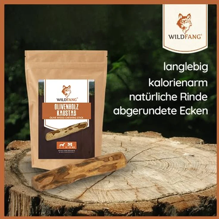 Wildfang Willkommen Jungspund Paket, Starterset für Welpen mit Kauwurzel, Lederknochen, Kaustab aus Olivenholz und Hartkäse-Probierset (S für kleine Hunde) – Bild 5