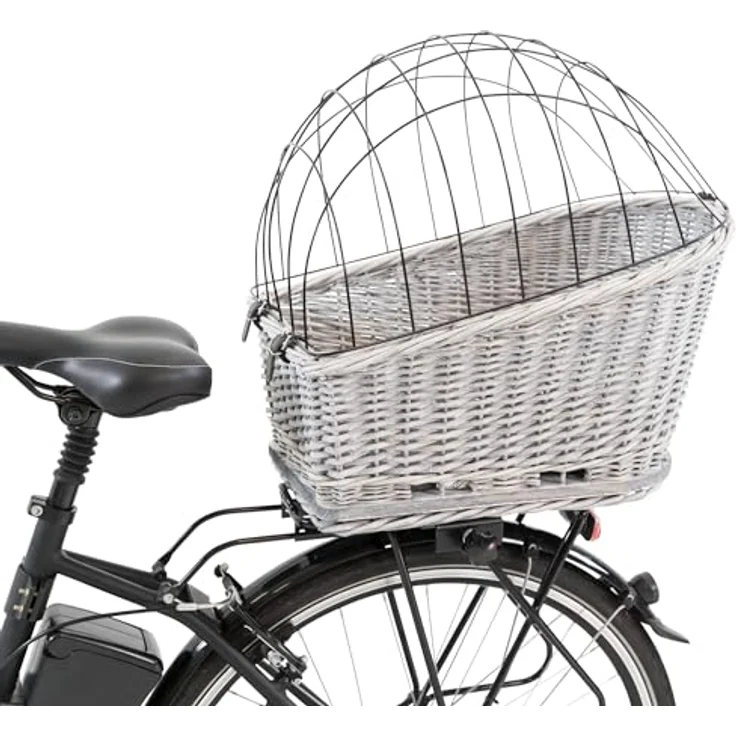 Trixie Fahrradkorb mit Gitter für Gepäckträger – Bild 3