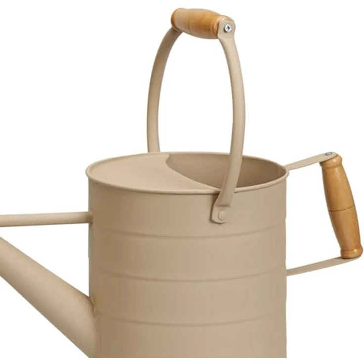 Mojawo Gießkanne Deko, Metallkanne im Vintage Design, hellbraun, 3,5 Liter – Bild 3