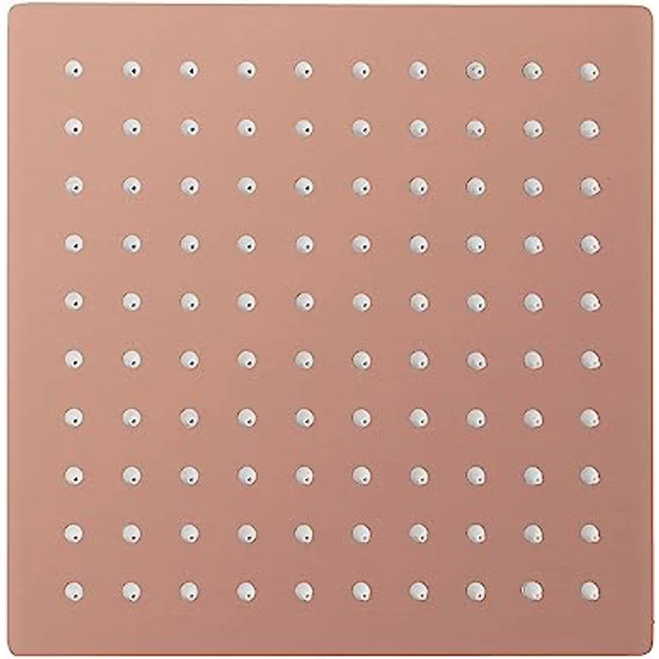 Aloni Regendusche Kopfbrause Quadrat Kupfer gebürstet 30 x 30 cm – Bild 2