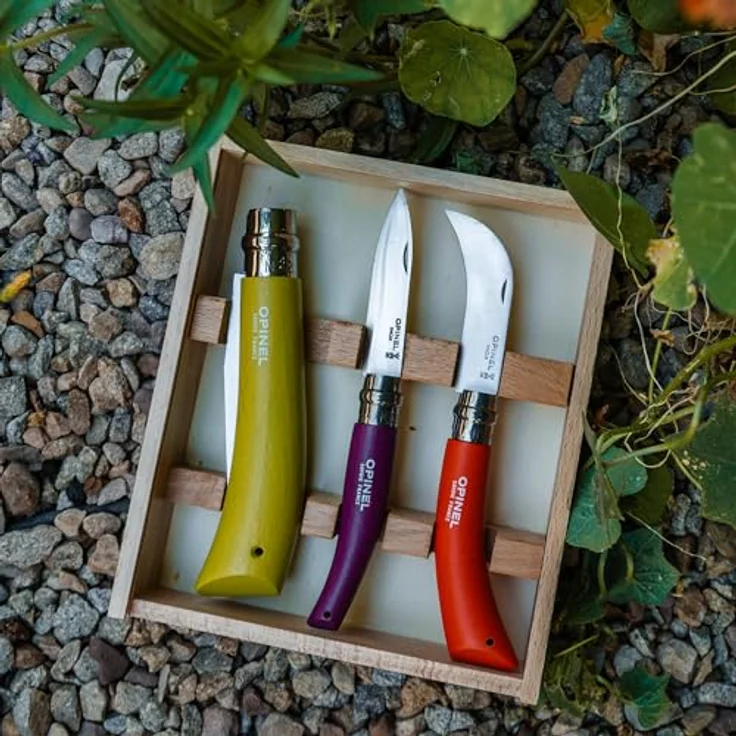 Opinel Garten-Set 3-teilig, bunt Freizeitmesser – Bild 4