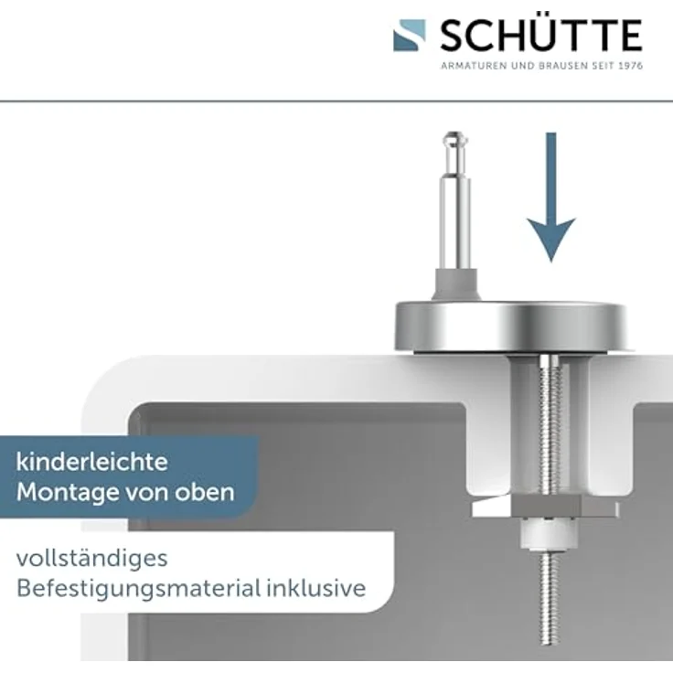 Schütte WC-Sitz D-Form Pro 8 Duroplast, Absenkautomatik, Weiß, Schnellverschluss, bruchsicher, hohe Belastbarkeit bis 250 kg – Bild 7