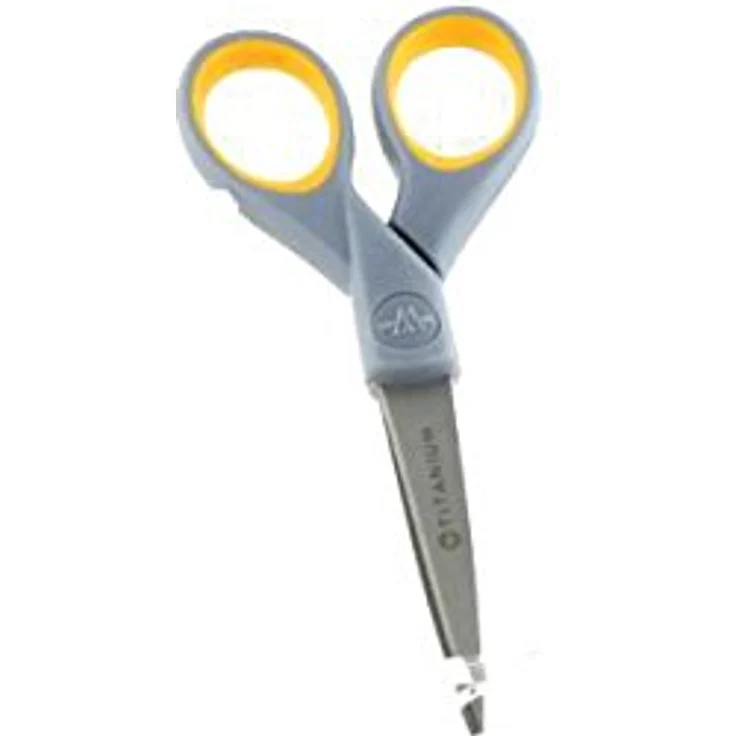 Westcott Schere Titanium Super E-30450 00 13cm gelb/grau – Bild 4
