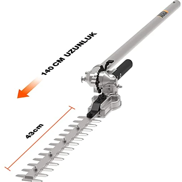 WORX WA0220 DriveShare Heckenschnere-Aufsatz - Multi-Tool Heckenschere - Schwertlänge 40cm - 24mm Schnittmesser - max. Schnitthöhe 3m - Erweiterungsaufsatz für WORX WG186E – Bild 2