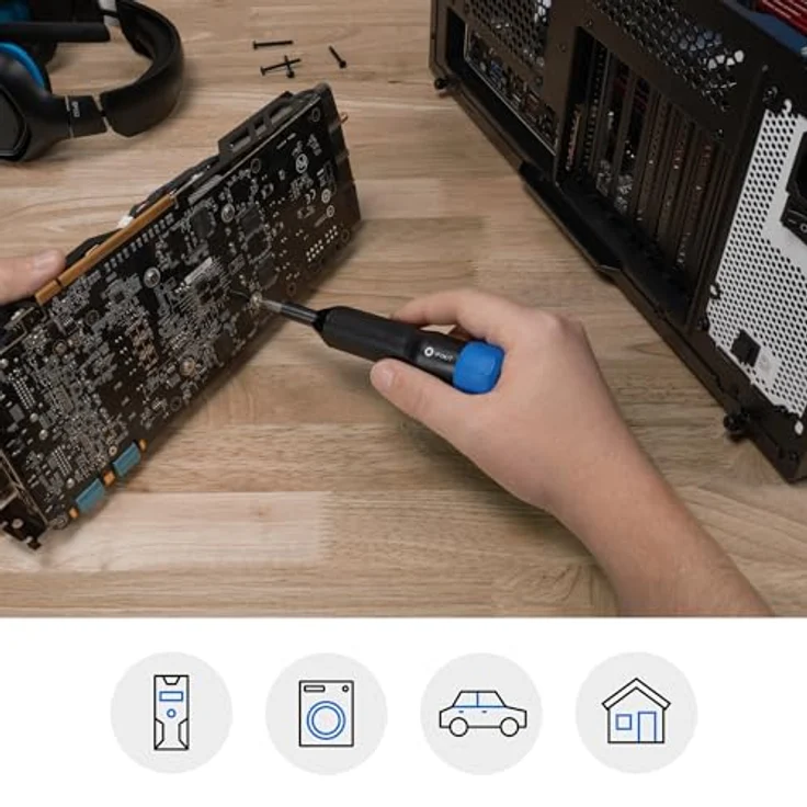 iFixit Narwhal 6-in-1 Schraubendreher, Phillips und Schlitz-Bits für DIY und Elektronik-Reparaturen – Bild 5