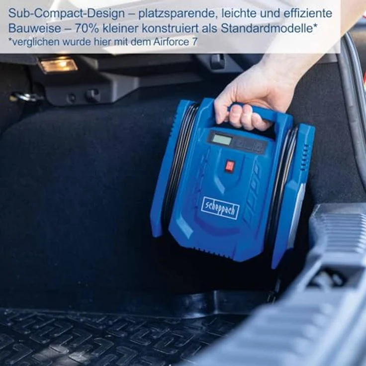 Scheppach Airforce 7 SC, Tragbarer Luftkompressor mit 8 bar Druck, Wartungsarm und Auto-Shut-Off – Bild 6