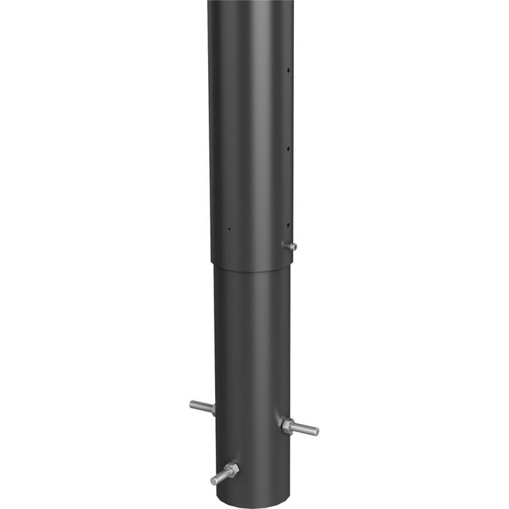 Biohort Aluminium-Pfosten dunkelgrau-metallic 90 cm, für den Sichtschutz, leicht höhenverstellbar