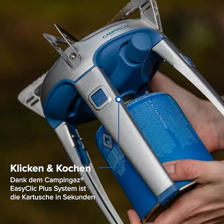 Campingaz Bivouac, Gaskocher mit futuristischem Design und hohem Bedienungskomfort, kompakt und stabil – Bild 6