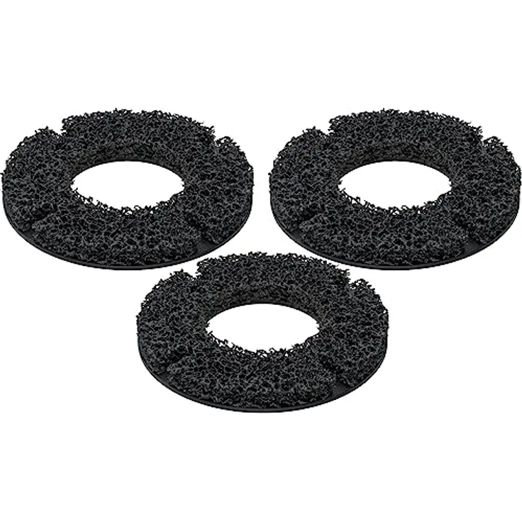 HAZET Ersatz-Schleifscheiben für Radnaben-Schleifer 4960R-0160/3 | 3-teiliges Set | 160 mm ⌀ | Schnelle Reinigung der Kontaktfläche an Radnaben und Bremsscheiben