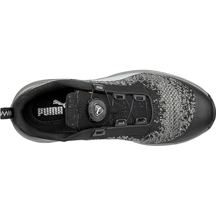 PUMA Safety CHARGE BLACK DISC LOW Arbeitsschuh, Sicherheitsschuhe mit IMPULSE.FOAM® und POWER PLATE, schwarz – Bild 6