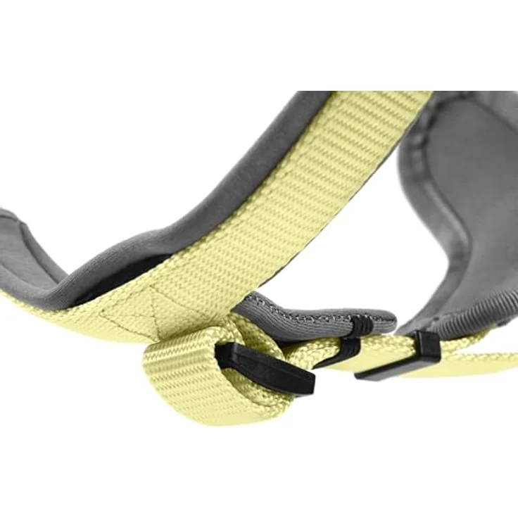 Hunter Tierbedarf Hunde-Geschirr Neopren matcha/grau 3-fache Verstellmöglichkeit, reflektierende Paspel, pflegeleicht – Bild 4