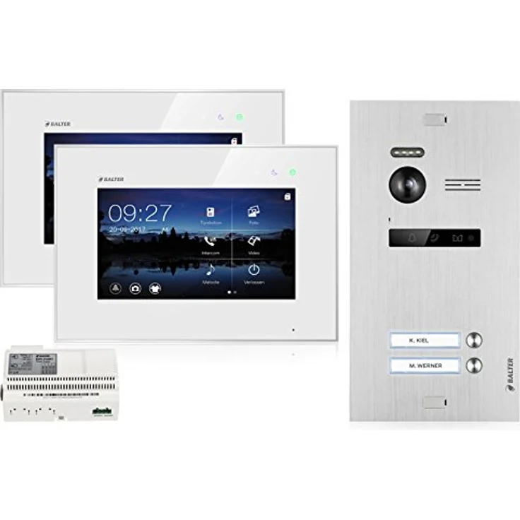 Balter Video Türsprechanlage für 2 Familienhaus, 2x Monitore, Balter EVO – Bild 7