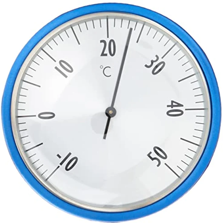 TFA - Analoges Poolthermometer 40.2005 - silber-blau – Bild 3