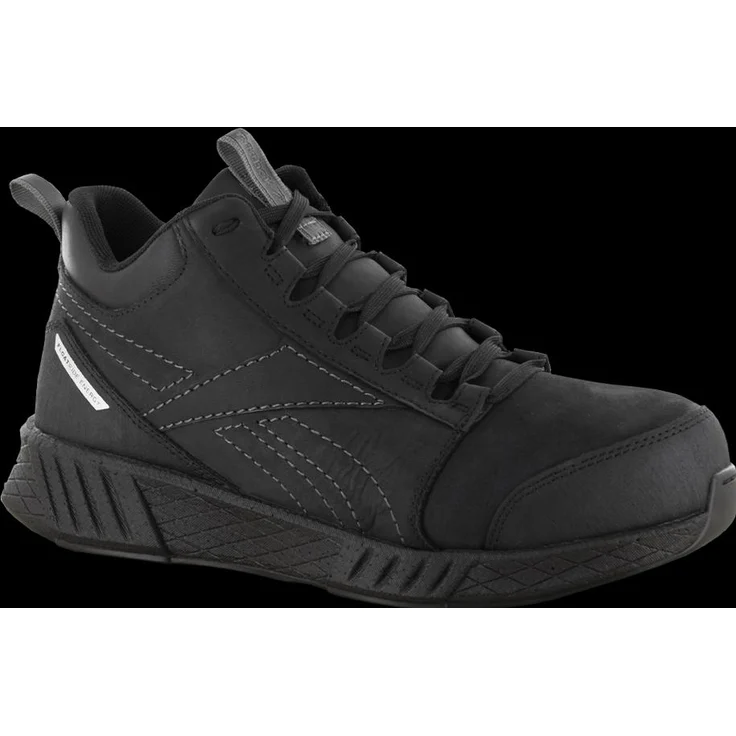 Reebok Fusion Formidable High S3 SRC, Sicherheitsschuhe mit wasserabweisendem Leder, Gr. 42, rutschfeste Gummisohle