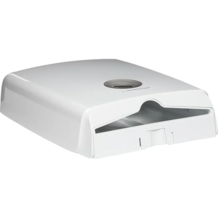 Kimberly-Clark Aquarius U7024, Slimfold Handtuchspender, weiß, modern und wartungsfreundlich mit Sichtfenster, für Scott und Kleenex Handtücher – Bild 2