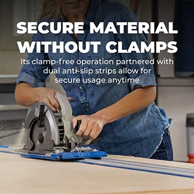 KREG Führungsschiene Akku-Cut für Handkreissägen ( KMA2700 ) mit Anschlag, Skala und Präzisionsschieber - Preisvergleich – Bild 6