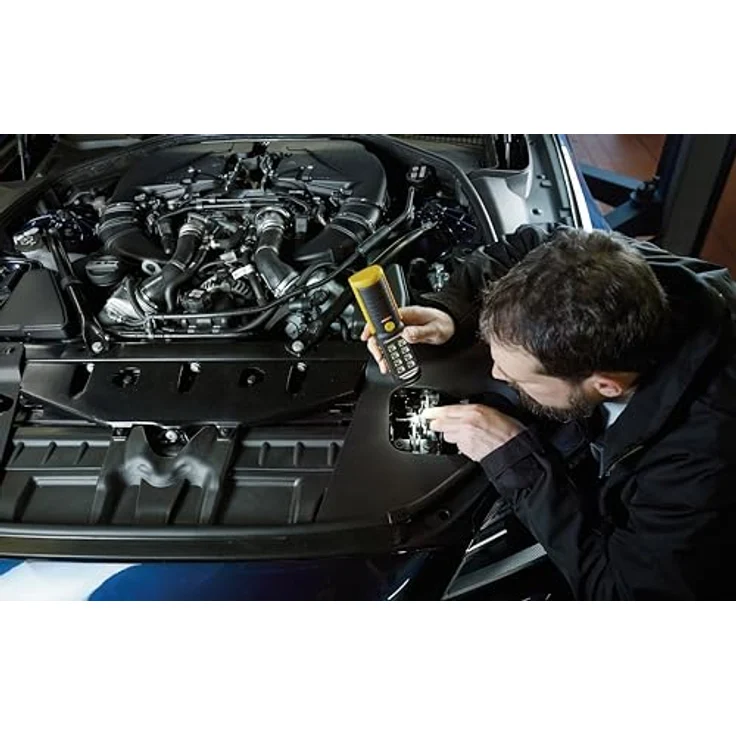 brennenstuhl LED-Taschenlampe LED Taschenlampe mit Batterie SMD Handleuchte hellen SMD-LEDs (4 Stunden Leuchtdauer, drehbarer Haken, Magnet) Farbe: schwarz/gelb – Bild 4