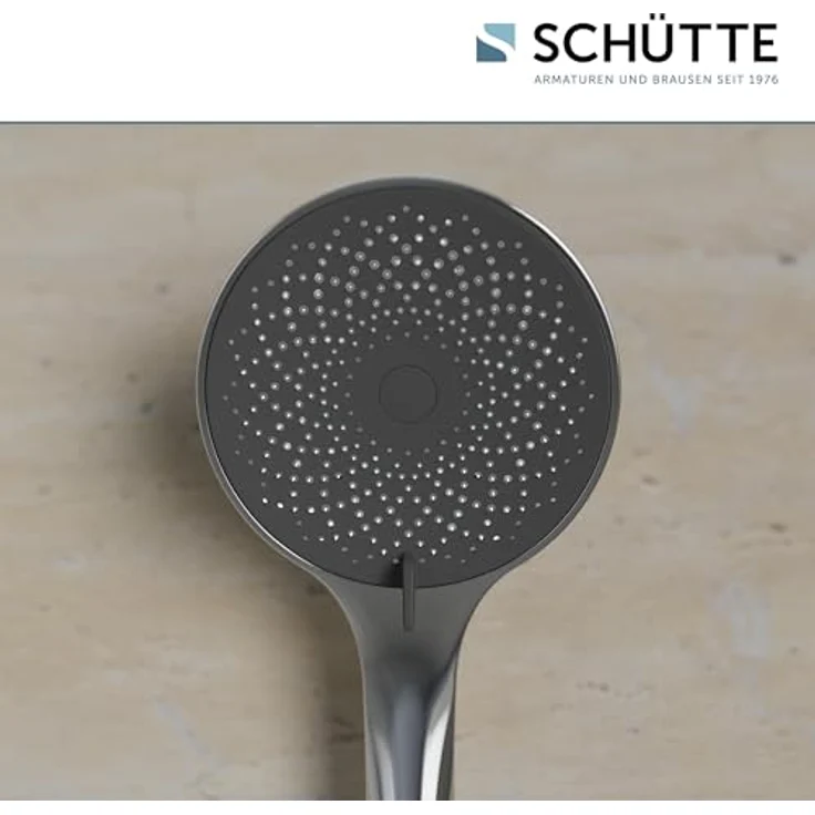 Schütte Handbrause CAPRI, Duschbrause, 3-fach verstellbar, Antikalk, wassersparend – Bild 5