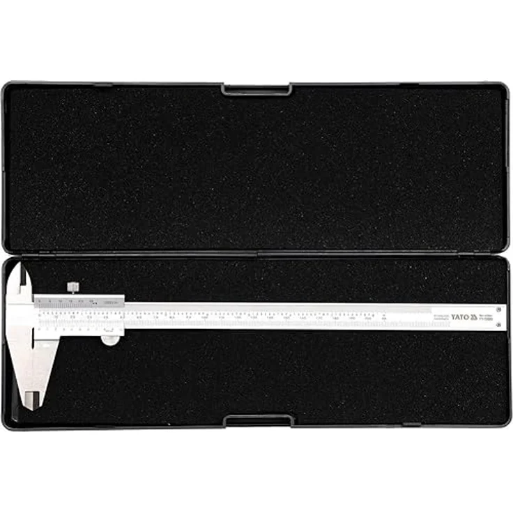 Yato YT-72003 Analoge Messschieber, metrisch/imperial, aus rostfreiem Stahl, 20 cm Messintervall – Bild 2