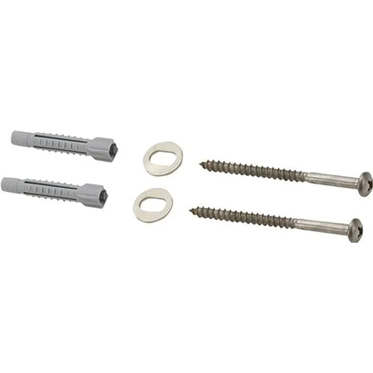 Hansgrohe Befestigungsteile für UNICA'F Brausestange, Original Ersatzteil für Duschinstallation, chrom – Bild 1