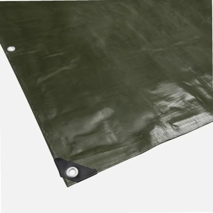 WERKA PRO Multifunktionale Plane, 240 g/m², umkehrbar in schwarz und grün, 8 x 12 m mit Ösenabstand 50 cm – Bild 2
