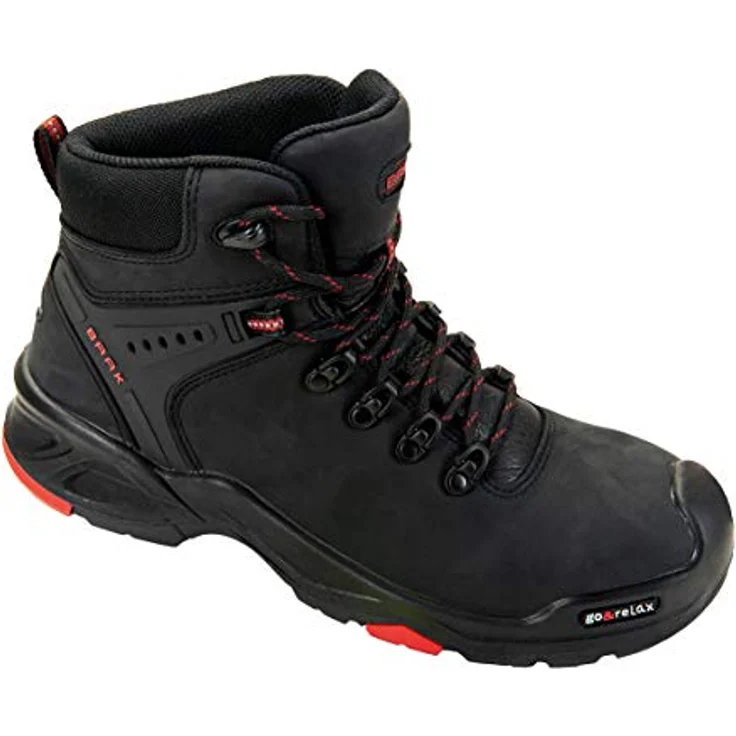 eLC Logistik-Center Stiefel Brooklyn 6640, Sicherheitshalbschuh S3 SRC HRO, Gr. 48, Rindleder mit Baak go&relax System – Bild 1